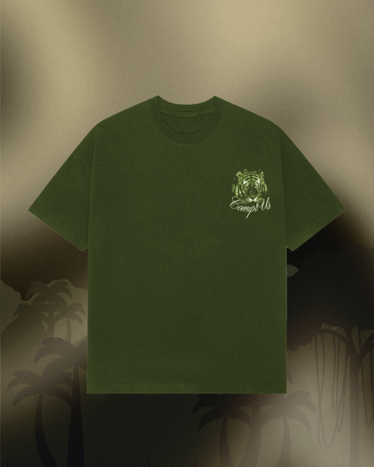 Corrupt Instinct Oversized Tee – Moss Green